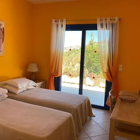 Villa Thea,plaka With Sea & Mountain Views