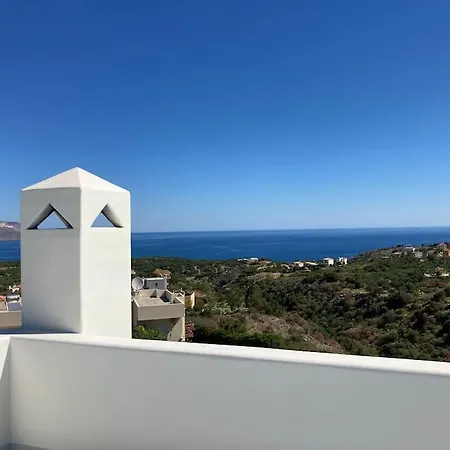 Villa Thea,plaka With Sea & Mountain Views